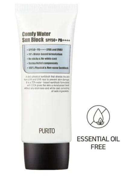 PURITO Comfy Water Sun Block – 60ml SPF50+ Pa++++
